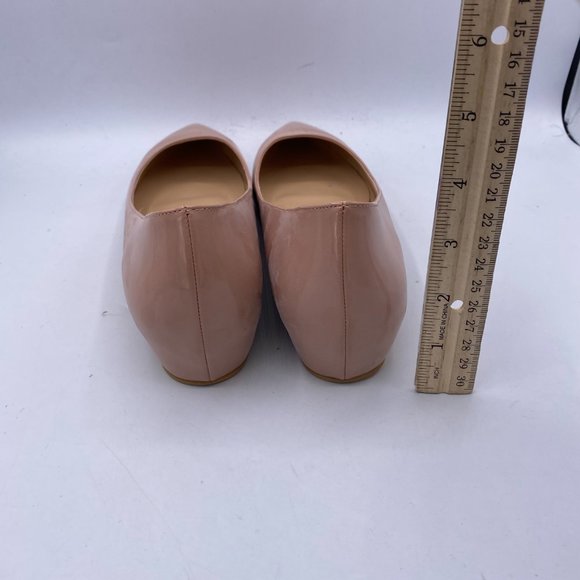 XYD Nude Pointy Toe Hidden Low Heel Pumps - Picture 7 of 11